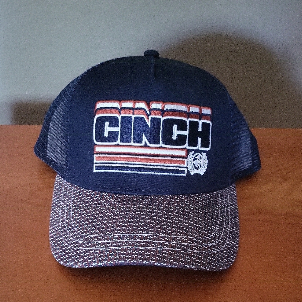 Cinch Blue and Brown Logo Cap